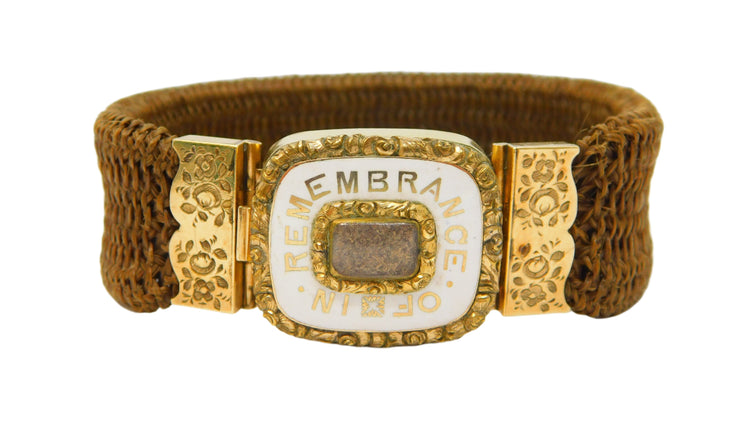 Georgian Gold Mourning Bracelet