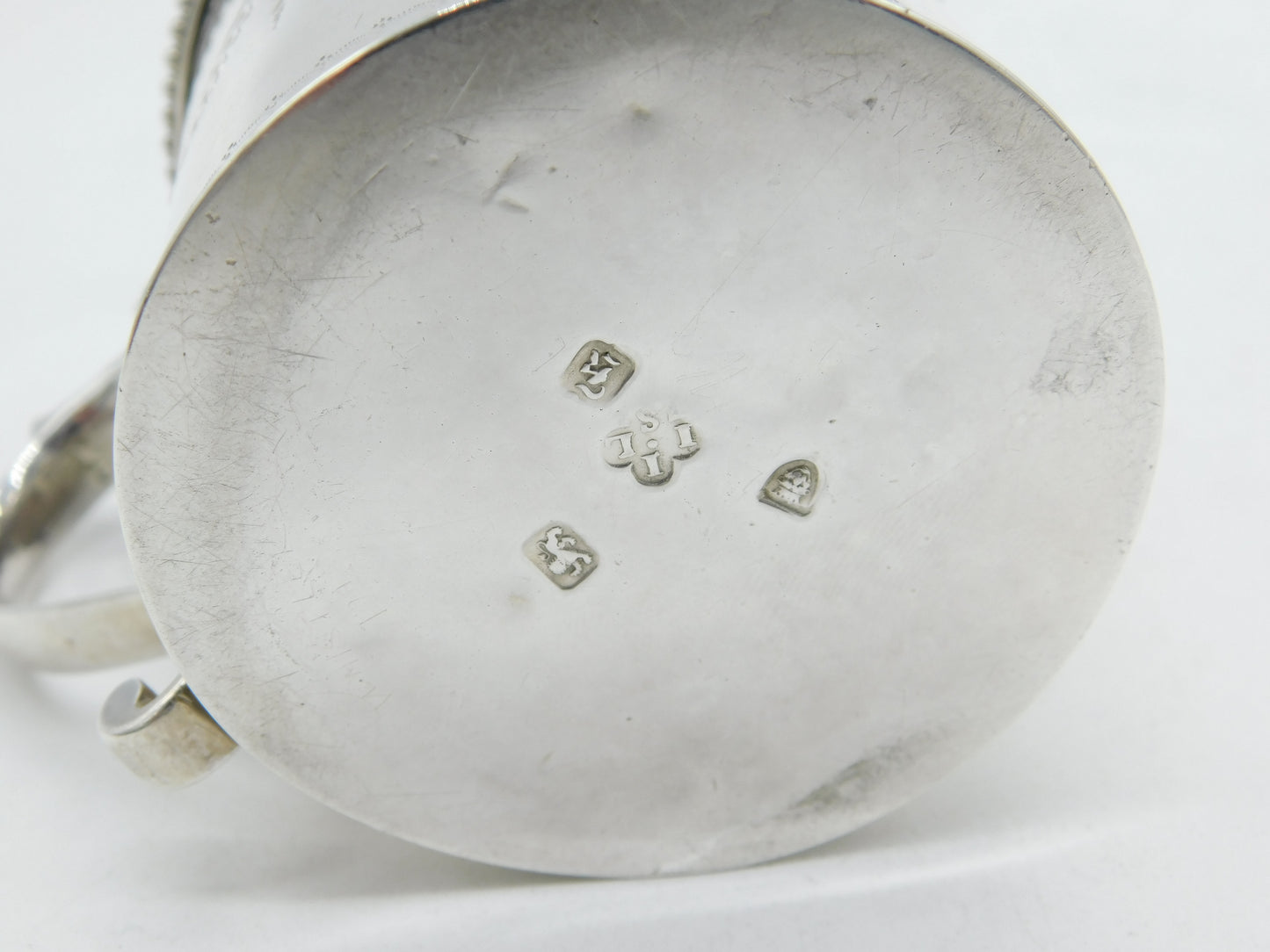 George III Sterling Silver Labelled 'Mustard' Pot Antique 1765 London