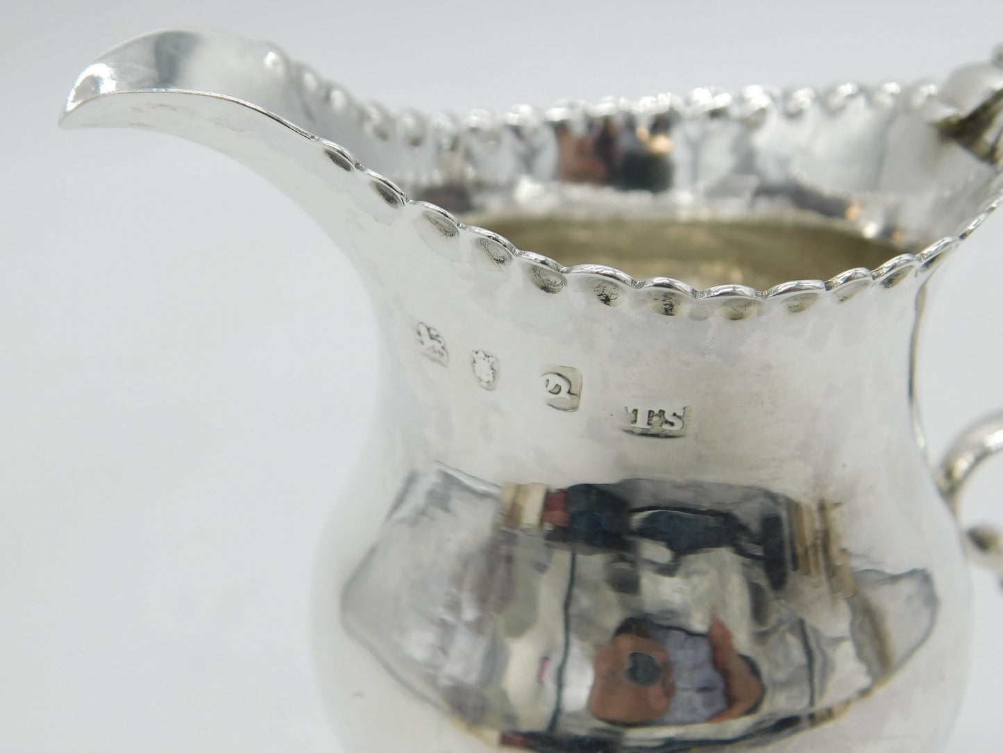 George III Sterling Silver Pedestal Cream Jug Antique 1771 London T. Shepperd