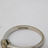 18ct White Gold & 0.25ct Diamond Set Solitaire Ring Vintage c1990 London