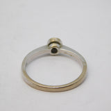18ct White Gold & 0.25ct Diamond Set Solitaire Ring Vintage c1990 London