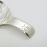 George III Sterling Silver Tea Caddy Spoon Antique 1806 Birmingham S. Pemberton