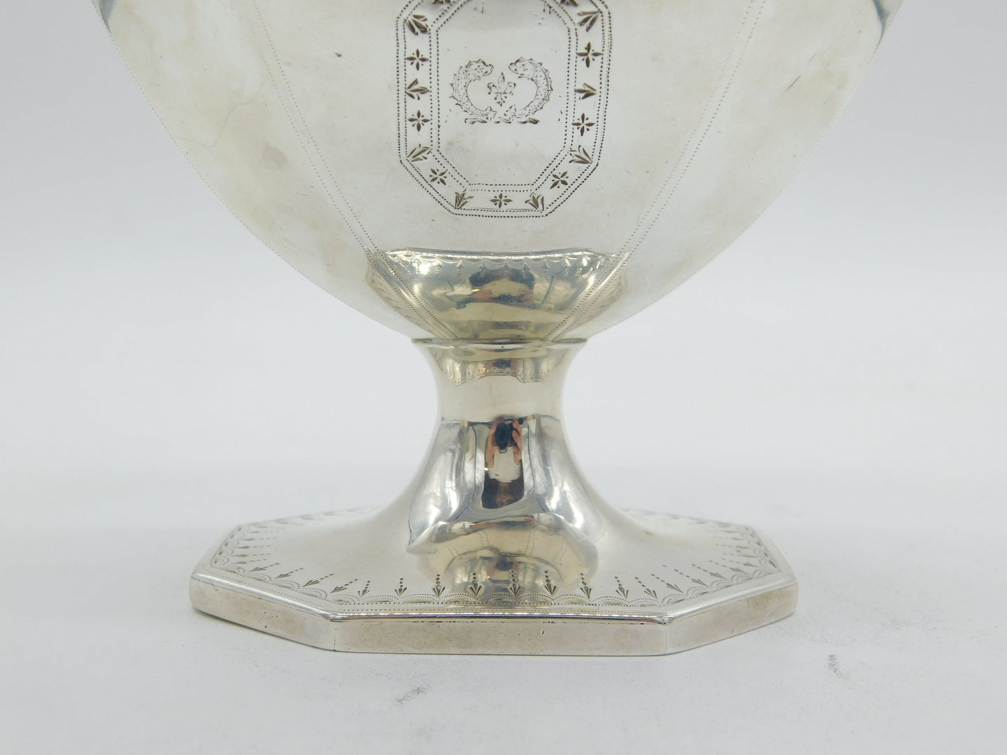 George III Sterling Silver Crested Sweet-Treat Basket Antique 1788 London