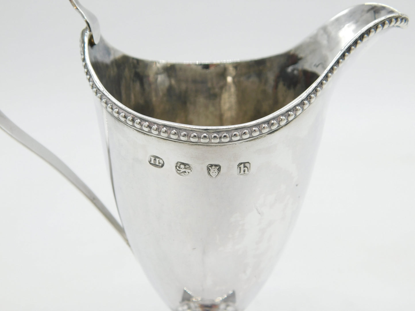 George III Sterling Silver Helmet Cream Jug Antique 1783 London John Lambe
