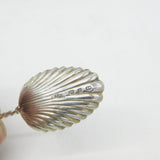 Set of Victorian Sterling Silver Shell Bowl Apostle Teaspoons & Tongs 1876