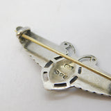 Charles Horner Sterling Silver Enamel Winged Scarab Egyptian Brooch Antique 1909 Chester