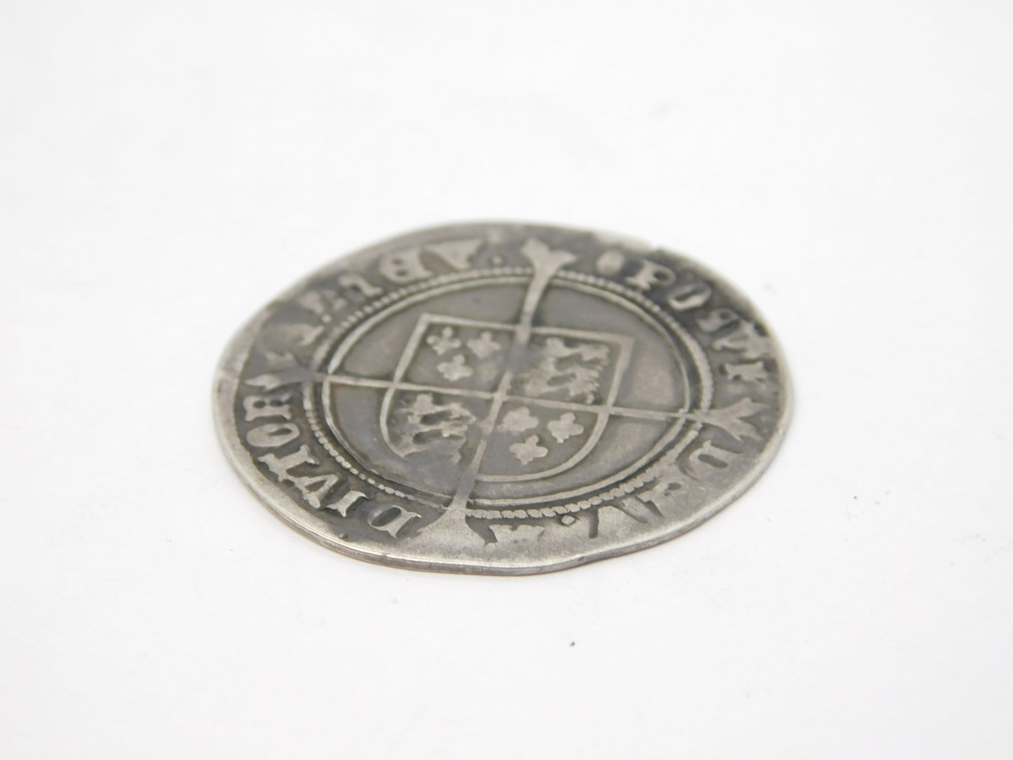King Edward VI Fine Silver Issue Shilling 1551-53 Fair Condition Antique