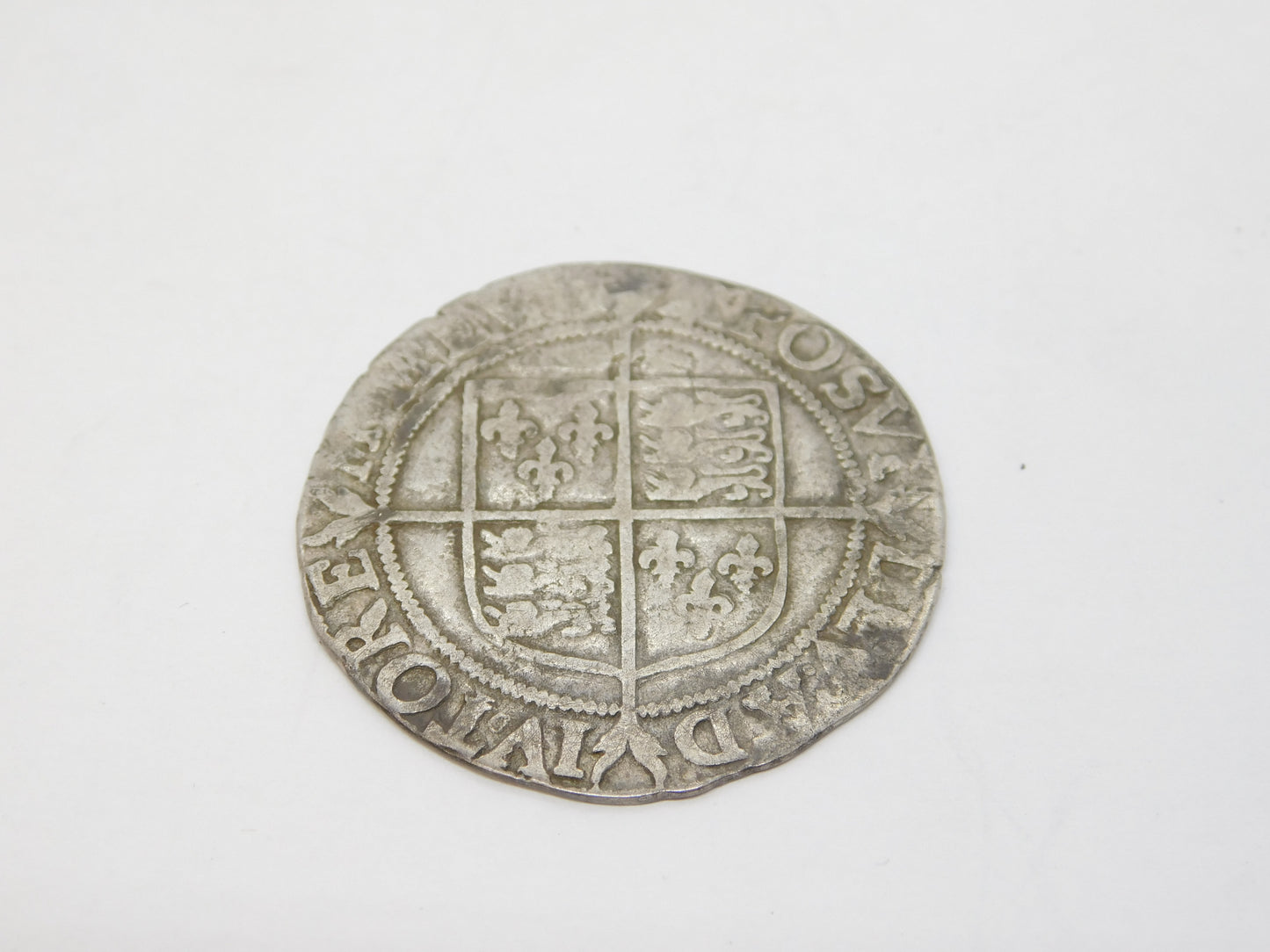 Queen Elizabeth I 5th Issue Shilling Coin 'ELIZAB M.M BELL' 1583-83 Antique