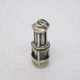 Sterling Silver Lucky Miner's Lamp Charm Pendant Fob Antique 1920 Birmingham