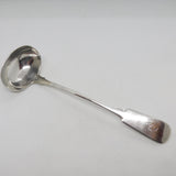 George III Aberdeen Scottish Provincial Sterling Silver Ladle Antique William Jamieson
