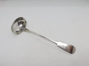 George III Aberdeen Scottish Provincial Sterling Silver Ladle Antique William Jamieson