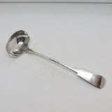 George III Aberdeen Scottish Provincial Sterling Silver Ladle Antique William Jamieson