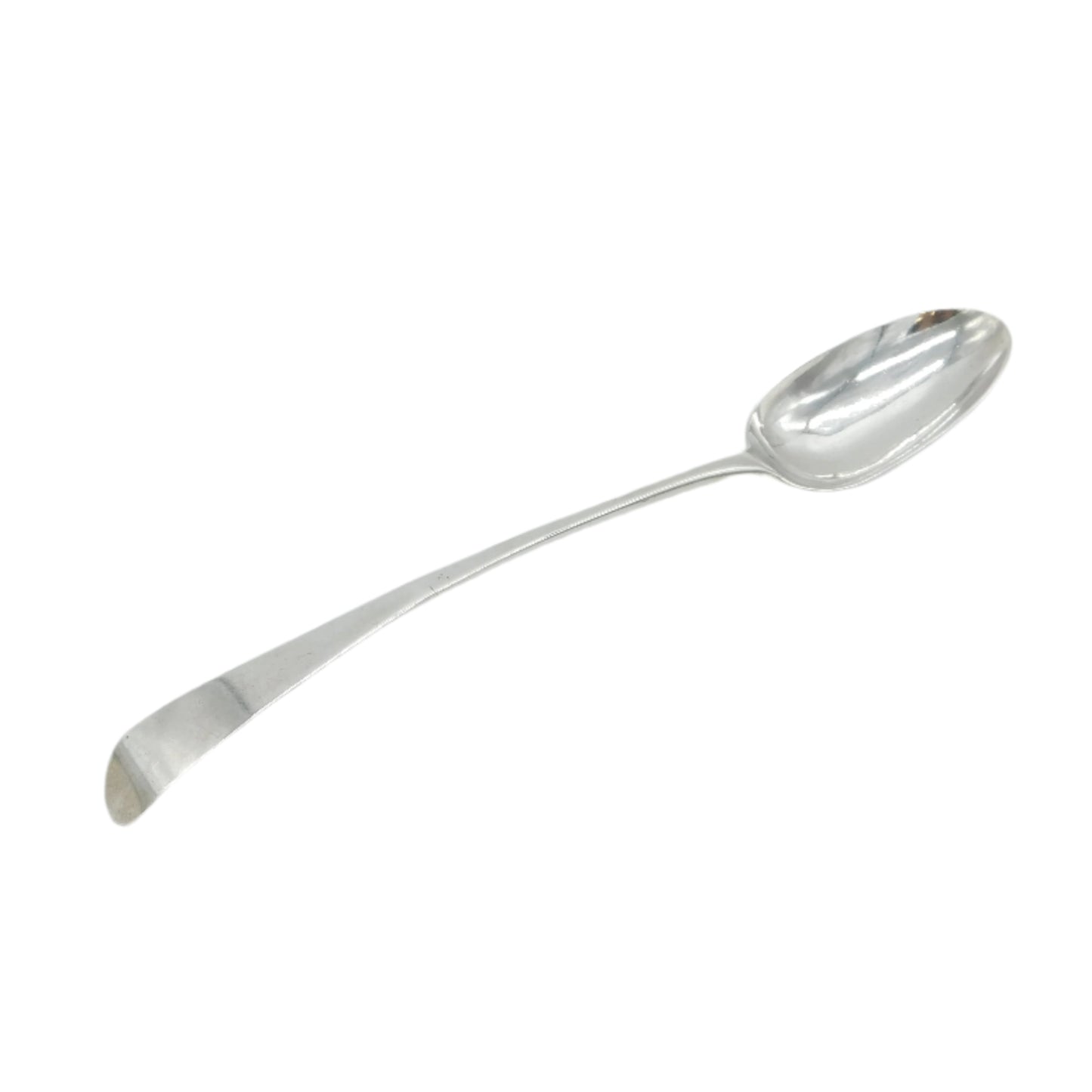 Hester Bateman George III Sterling Silver Serving Spoon Antique 1785 London