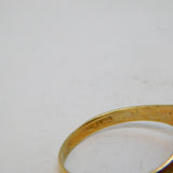 9ct Yellow Gold Enamel Masonic Spinning Signet Ring Vintage 1991 Birmingham