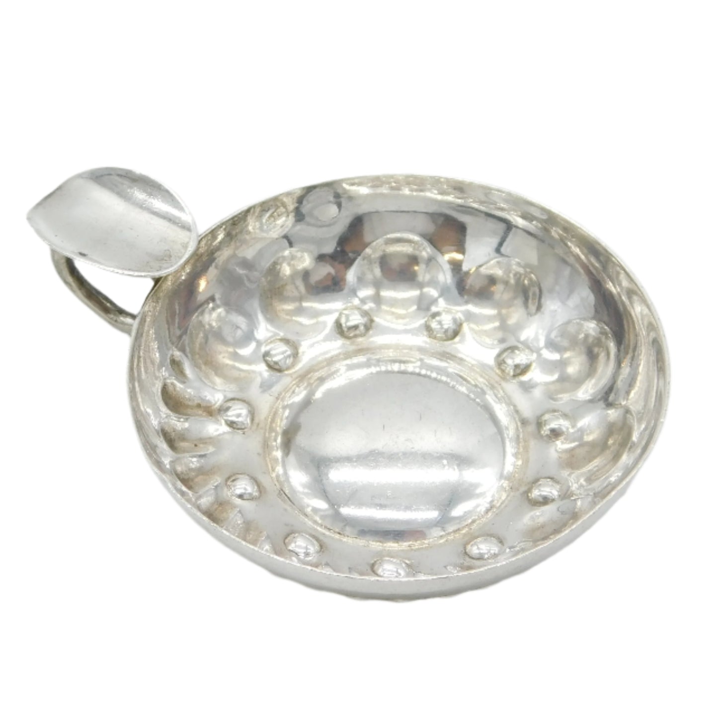 19th Century French .950 Silver Small Tastevin Wine Cup Antique c1880