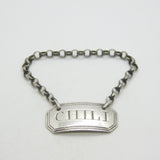 George III Sterling Silver Chilli Sauce Label Antique c1800 Phipps & Robinson