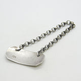 George III Sterling Silver Chilli Sauce Label Antique c1800 Phipps & Robinson