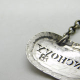 George III Sterling Silver Anchovy Sauce Label Antique c1800 Phipps & Robinson