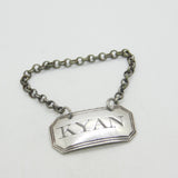 George III Sterling Silver Kyan Pepper Sauce Label Antique c1800 London