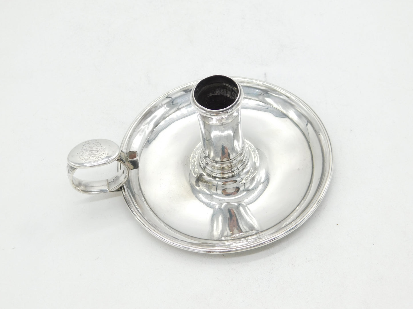 Matthew Boulton George III Sterling Silver Candle Taper Stick Antique 1801 Birmingham