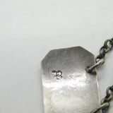 George III Sterling Silver Kyan Pepper Sauce Label Antique c1800 London