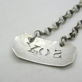 George III Sterling Silver Soy Sauce Label Antique c1800 Phipps & Robinson