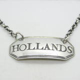 George III Sterling Silver Hollands Gin Decanter Label Antique 1800 London