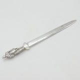 Sterling Silver Royal Irish Silver Co. Knight Letter Opener Vintage 1973 Sheffied