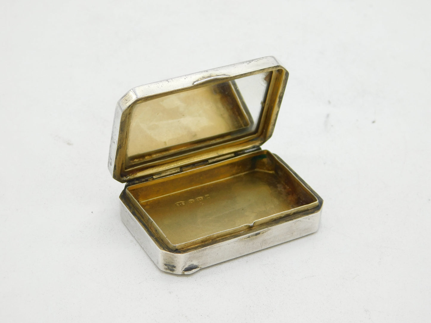 Sterling Silver, Red Guilloche Enamel, Marcasite Compact Box Antique 1928 Deco