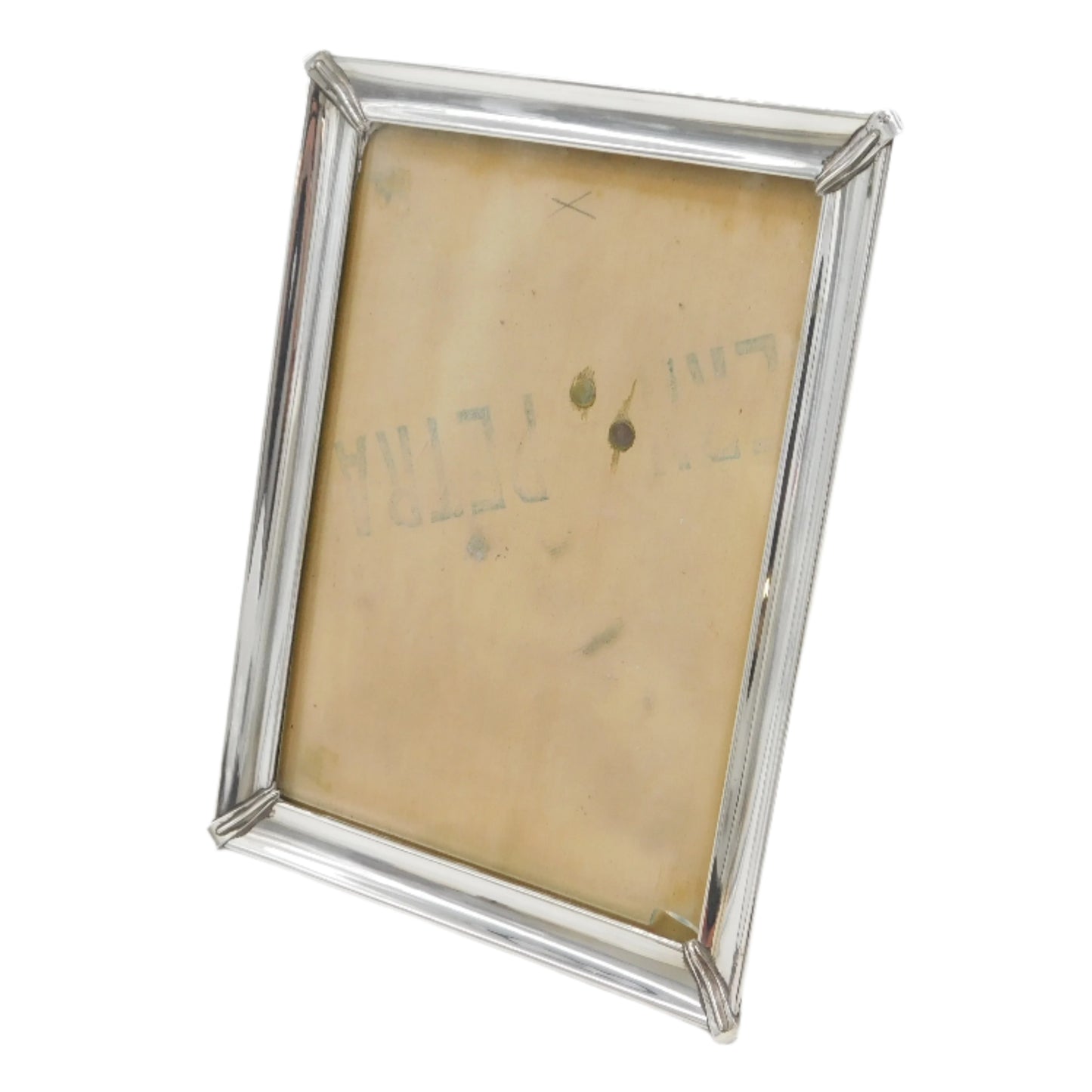 20th Century Spanish Sterling Silver Portrait Picture Frame Antique c1920 Deco