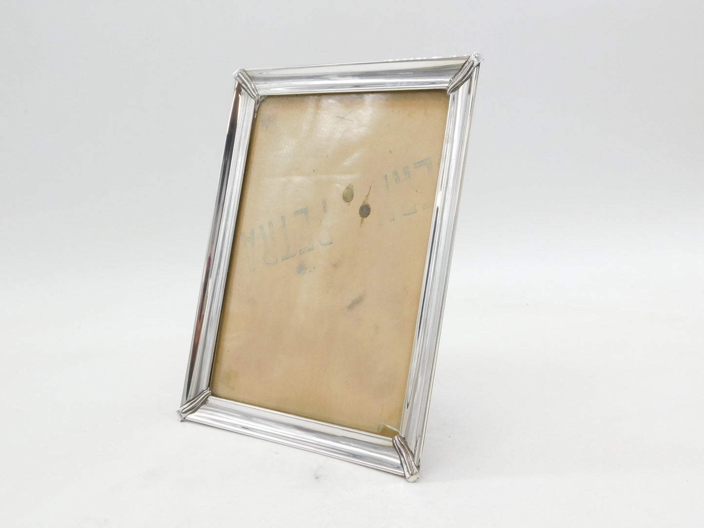 20th Century Spanish Sterling Silver Portrait Picture Frame Antique c1920 Deco