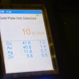 George III 10ct Rose Gold, Seed Pearl, Woven Hair, Agate Mourning Brooch Antique