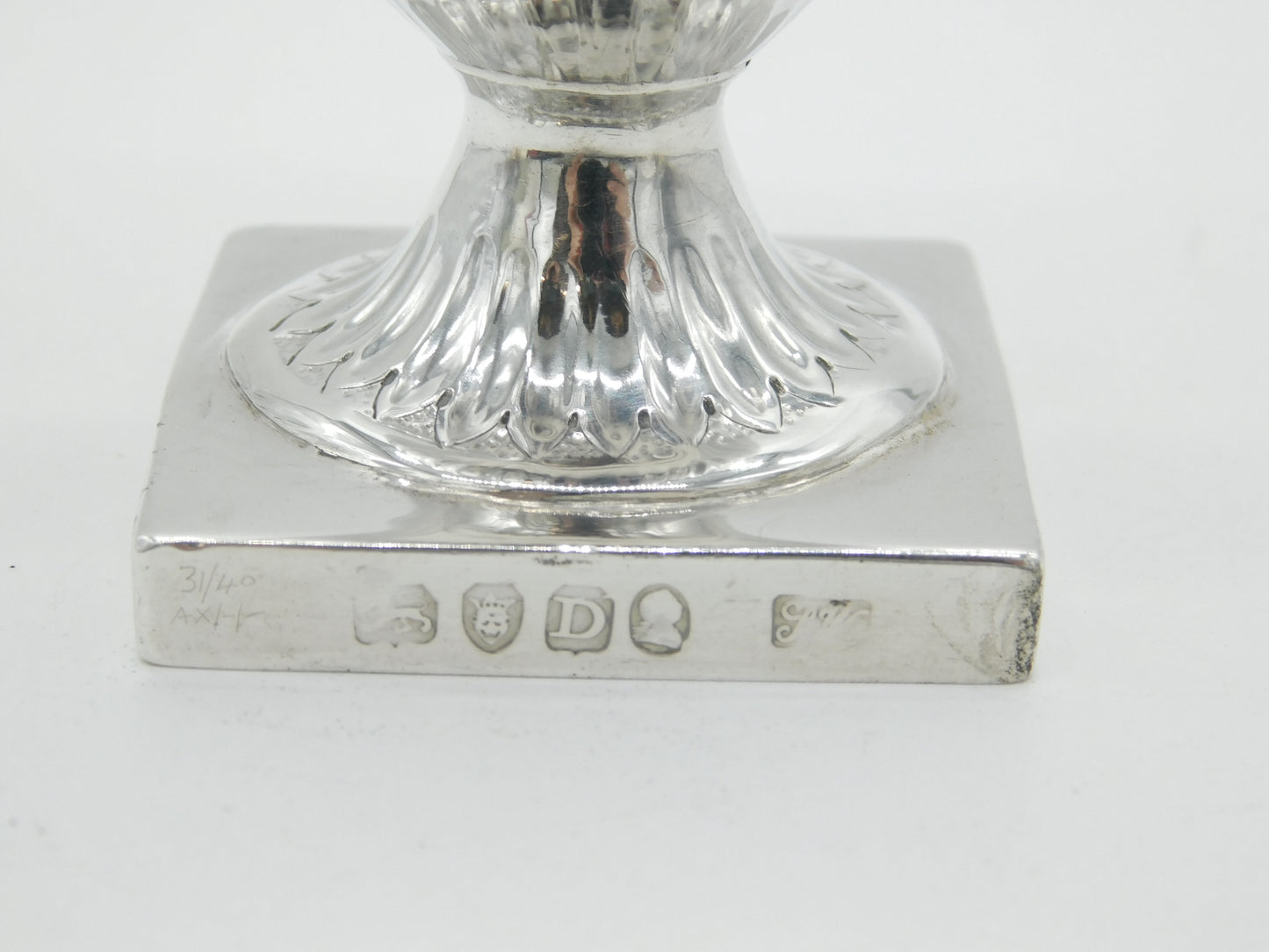 George III Sterling Silver Pedestal Sugar Caster Antique 1799 London