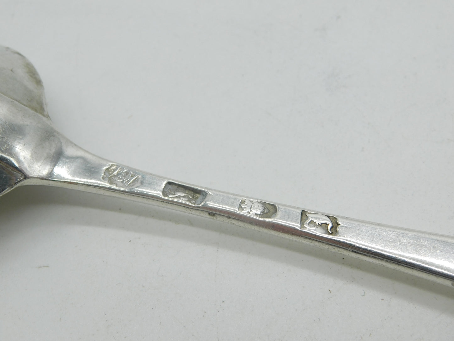 George III Sterling Silver Hanoverian Serving Spoon 1764 London Antique