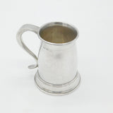 Sterling Silver Half Pint Tankard Mug Antique 1921 Birmingham Roberts & Dore Ltd