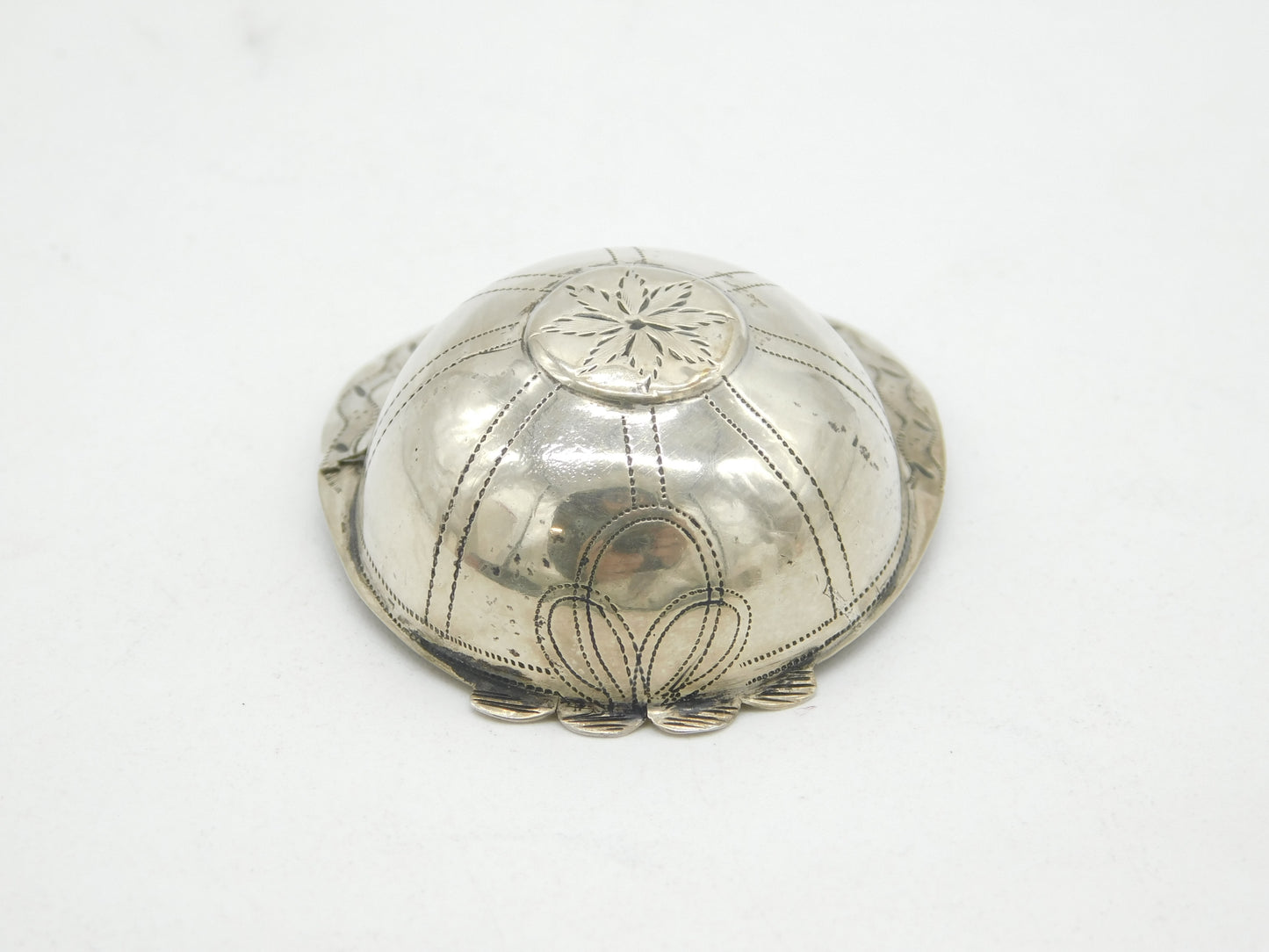 George III Sterling Silver Novelty Jockey Cap Tea Caddy Spoon Antique 1799 AF