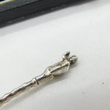 Victorian Boxed Set of Sterling Silver Apostle Teaspoons Antique 1900 Sheffield