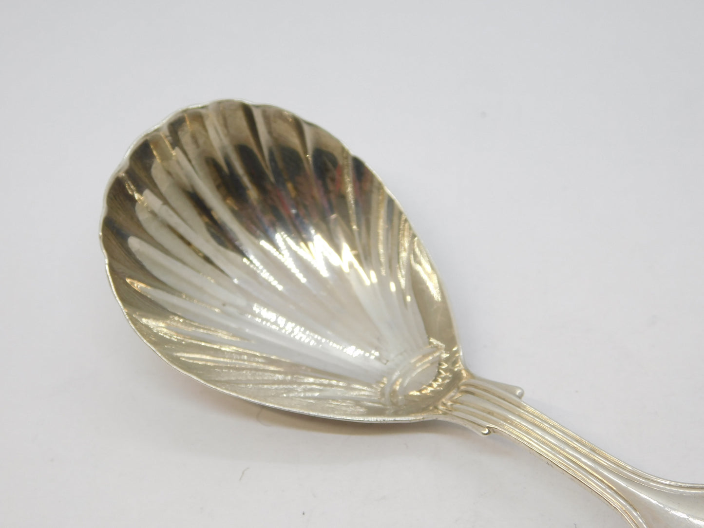 William IV Sterling Silver Eagle Crest Tea Caddy Spoon Antique 1835 London