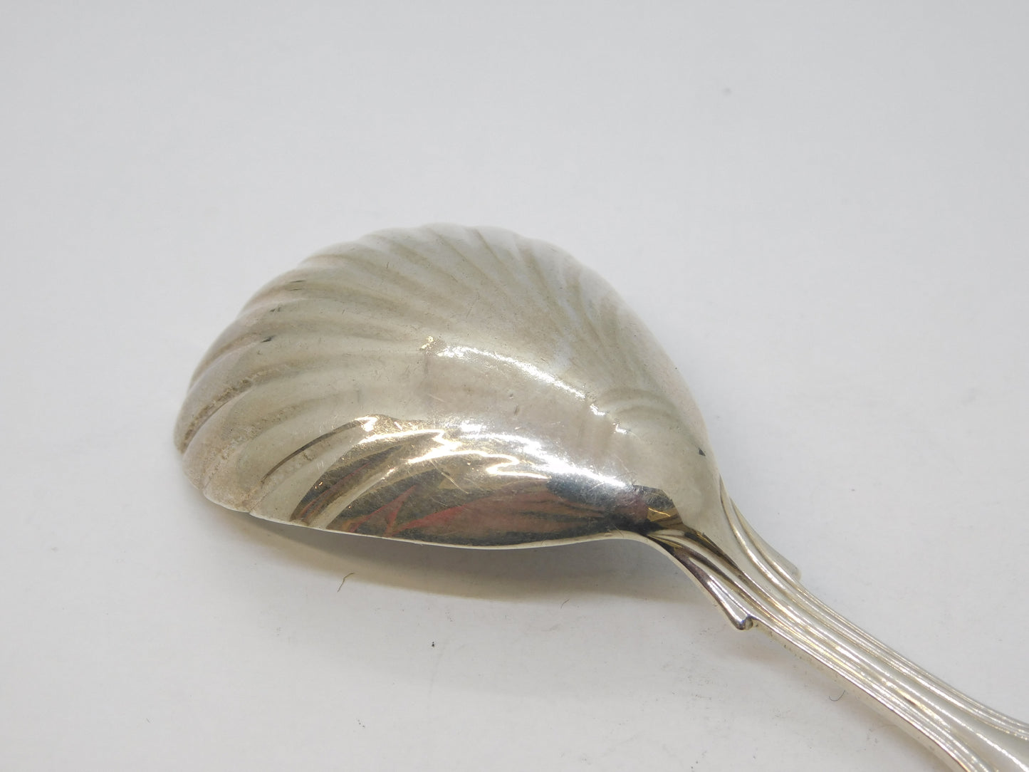 William IV Sterling Silver Eagle Crest Tea Caddy Spoon Antique 1835 London