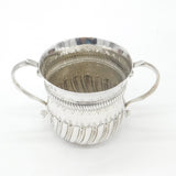 Victorian Britannia Silver Twin Handled Porringer 1892 London Arthur Sibley