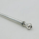 Victorian Danish Sterling Silver Mounted Shell Form Sauce Spoon c1890 Antique