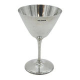 Sterling Silver Martini Glass Goblet Antique 1916 Sheffield Art Deco