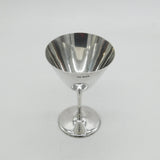 Sterling Silver Martini Glass Goblet Antique 1916 Sheffield Art Deco