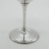 Sterling Silver Martini Glass Goblet Antique 1916 Sheffield Art Deco