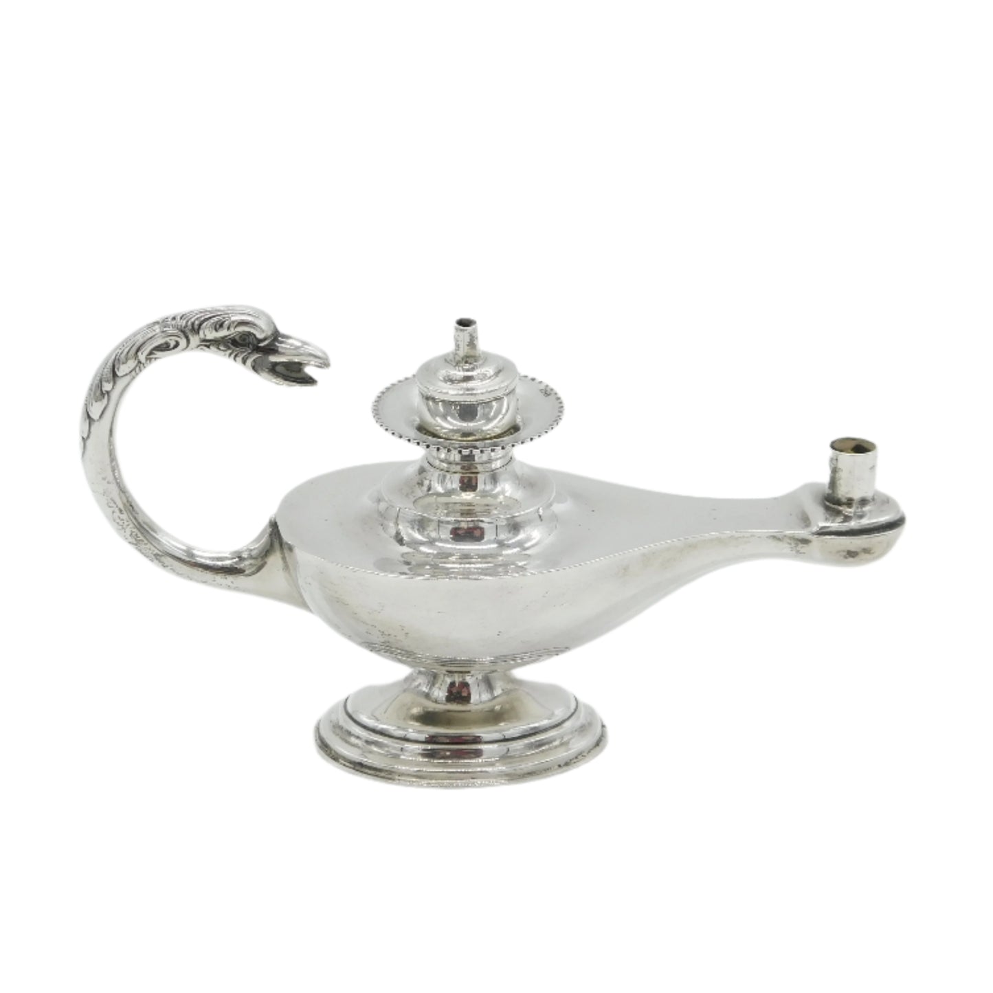 Sterling Silver Eagle Handle Cigar Table Lighter Antique 1924 Birmingham Deco