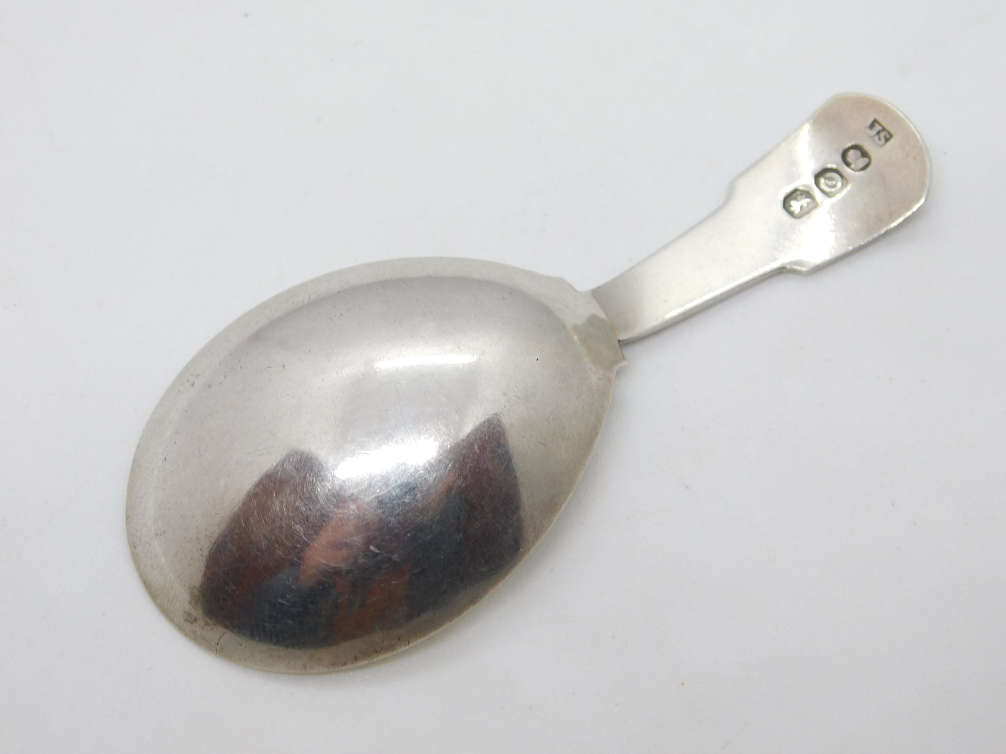 George III Sterling Silver Dog Crest Tea Caddy Spoon 1809 London