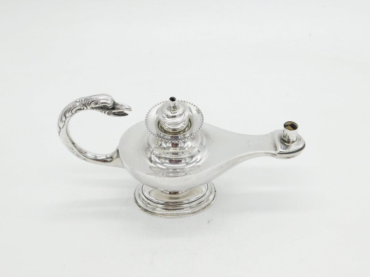 Sterling Silver Eagle Handle Cigar Table Lighter Antique 1924 Birmingham Deco