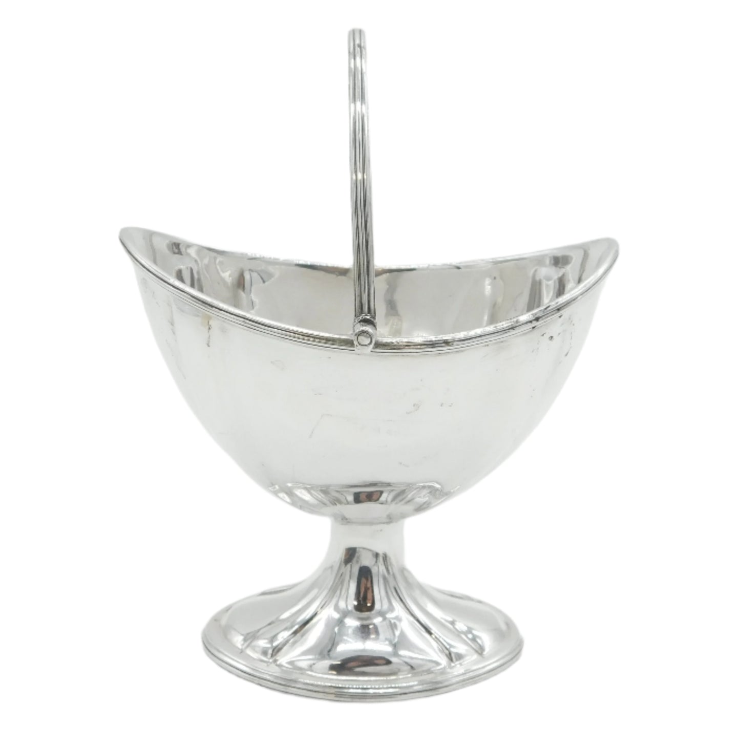 George III Sterling Silver Minimal Pedestal Sugar Bowl Antique 1796 London