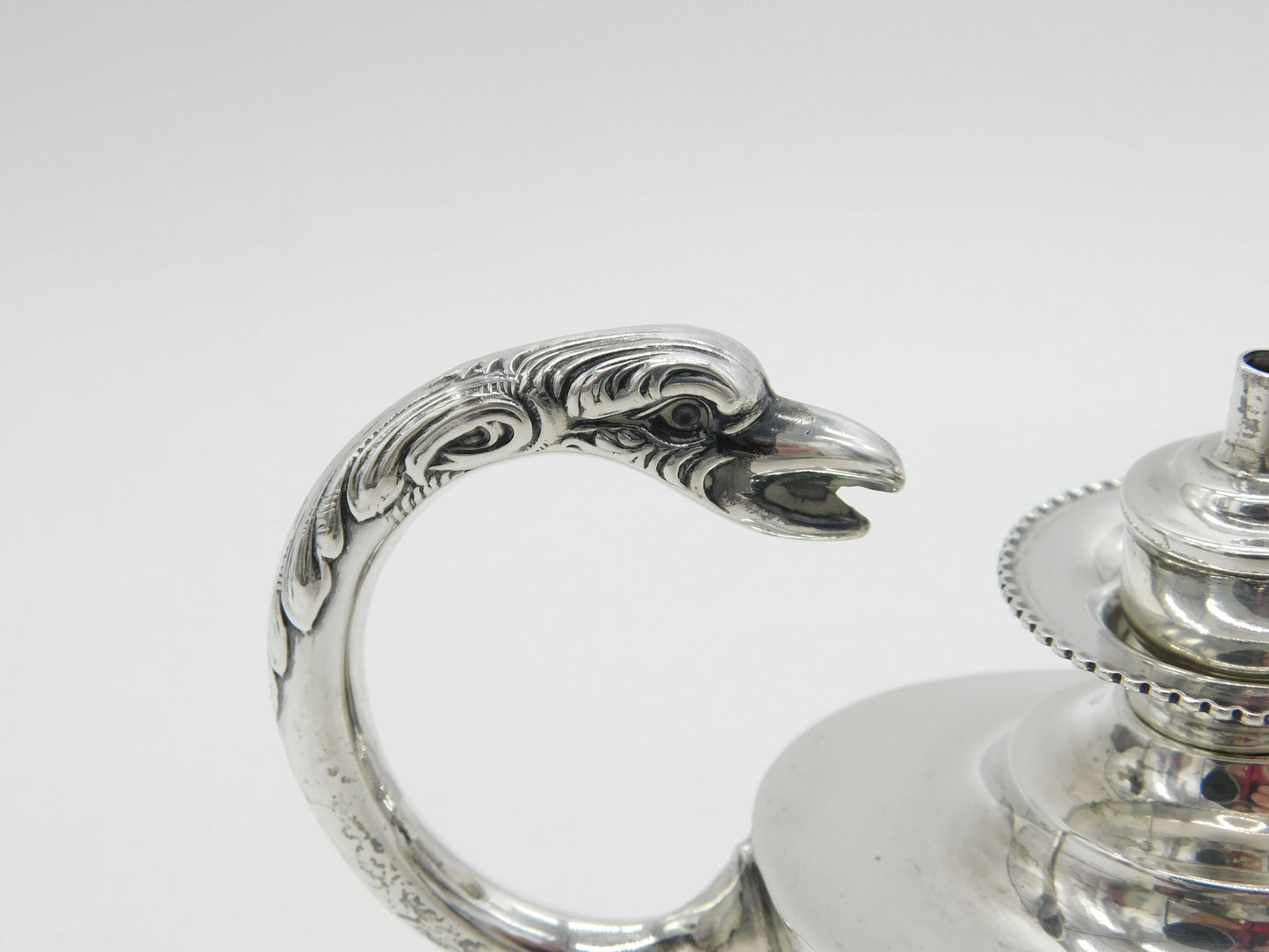 Sterling Silver Eagle Handle Cigar Table Lighter Antique 1924 Birmingham Deco