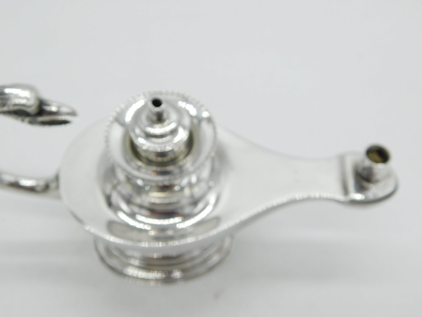 Sterling Silver Eagle Handle Cigar Table Lighter Antique 1924 Birmingham Deco